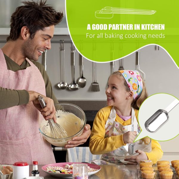 BERYLER Stainless Steel Measuring Spoon Kitchen Utensil-5