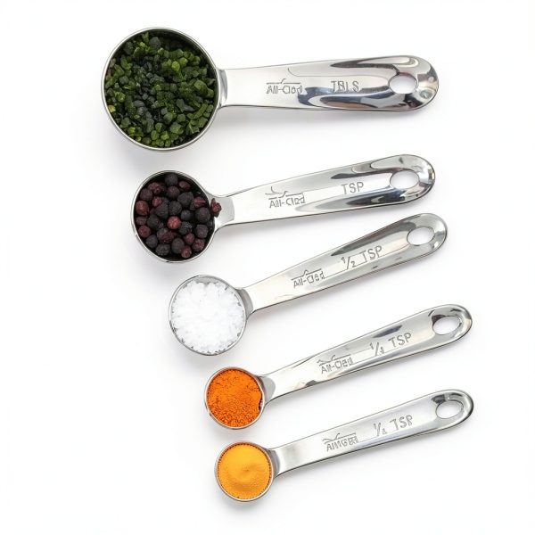 All-Clad Stainless Steel Measuring Spoons Set Silver 4-Piece-2