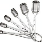 THLHKD Stainless Steel Measuring Spoons Set 6-Piece Kitchen-0