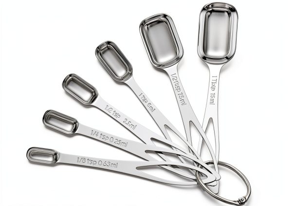 THLHKD Stainless Steel Measuring Spoons Set 6-Piece Kitchen-0