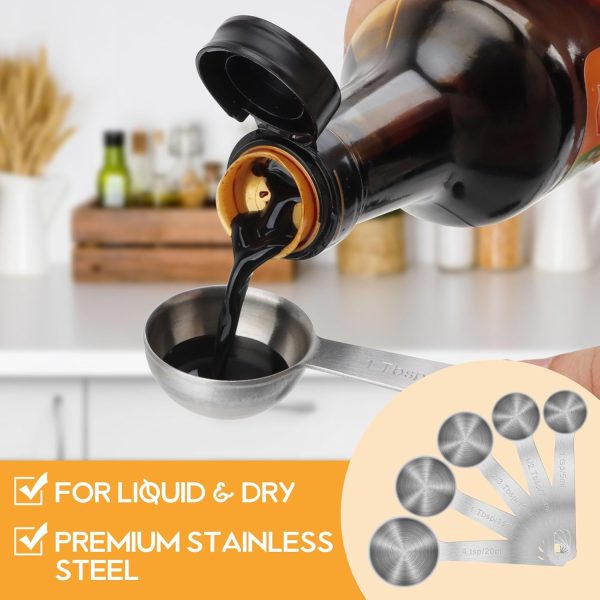 AUOIKK Stainless Steel Measuring Spoon Kitchen Baking Tool-1
