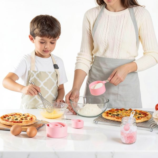 DJXRQY Measuring Cups Spoons Set Stainless Steel Stackable-6