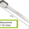 BERYLER Stainless Steel Measuring Spoon Kitchen Utensil-1