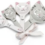 Cat Measuring Spoons Ceramic Kitchen Set Goodscious Brand-0