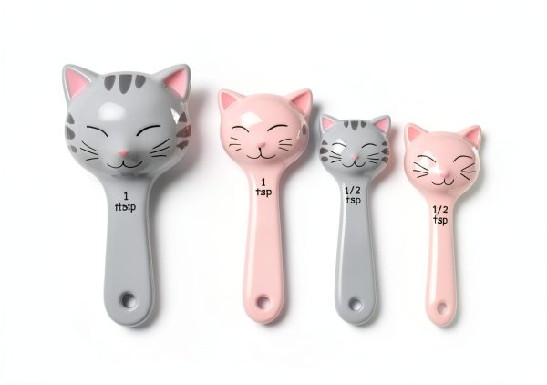 Trendsettings Cat Measuring Spoons Ceramic Kitchen Baking-1