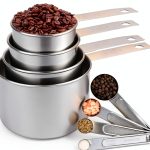 Stainless Steel Measuring Spoons Strelitsia Nestable-0