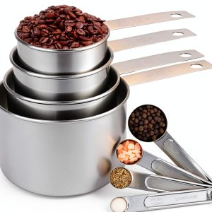 Stainless Steel Measuring Spoons Strelitsia Nestable-0