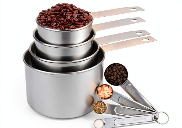 Stainless Steel Measuring Spoons Strelitsia Nestable-0