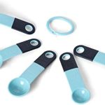 KitchenAid Measuring Spoons Set Aqua Sky Plastic 5 Piece-0