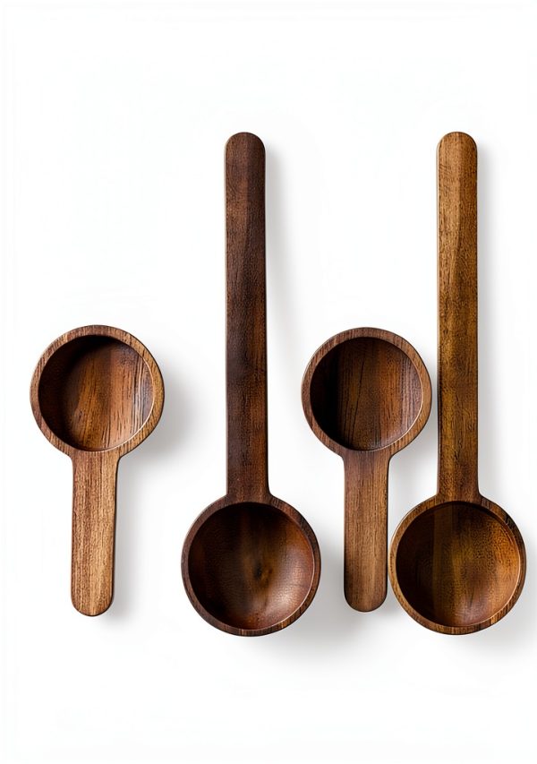 BEST HOUSE Wooden Coffee Spoons Measuring Kitchen Utensils-6