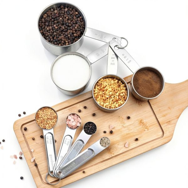 Stainless Steel Measuring Spoons Strelitsia Nestable-7