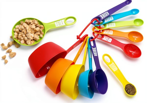 HAWOWZ Measuring Spoons Set Plastic Kitchen Utensils 12-0