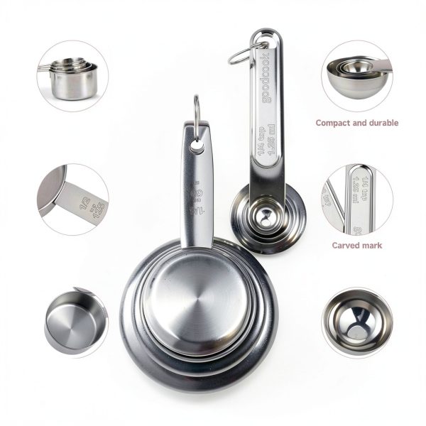 Stainless Steel Measuring Spoons Strelitsia Nestable-6