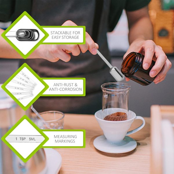 BERYLER Stainless Steel Measuring Spoon Kitchen Utensil-2