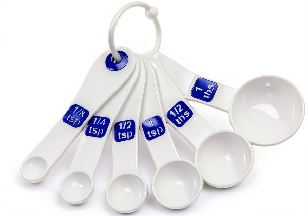 Chef Craft Measuring Spoons Durable Plastic Kitchen Utensils-0