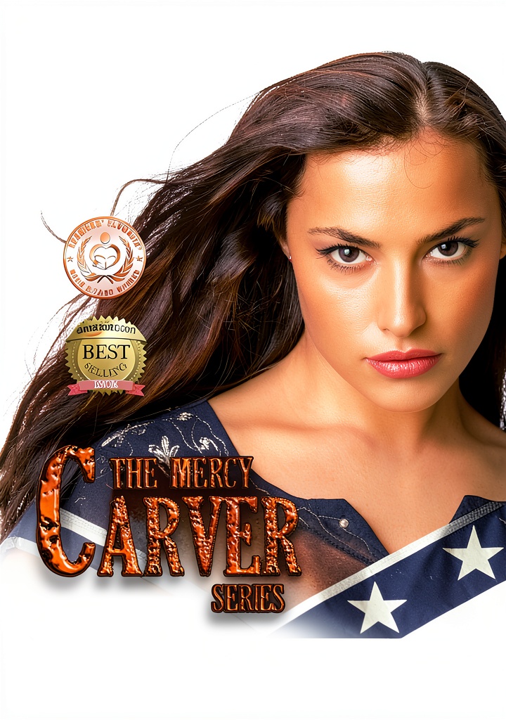 'Cover of Mercy Carver Series book depicting Civil War era scenes'