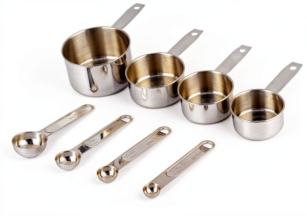 Stainless Steel Measuring Spoons Strelitsia Nestable-1