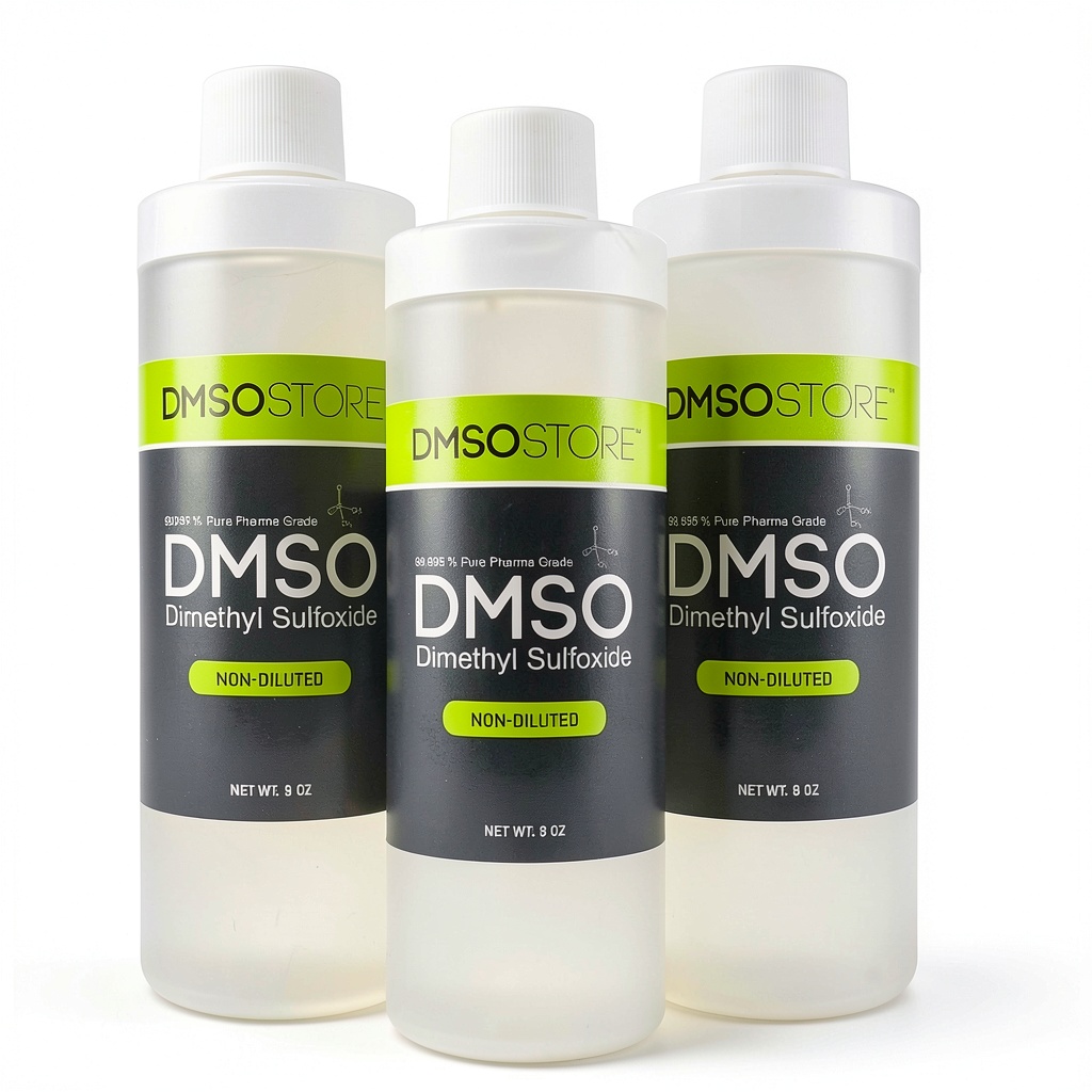 High-purity DMSO Solvent in a BPA-free bottle