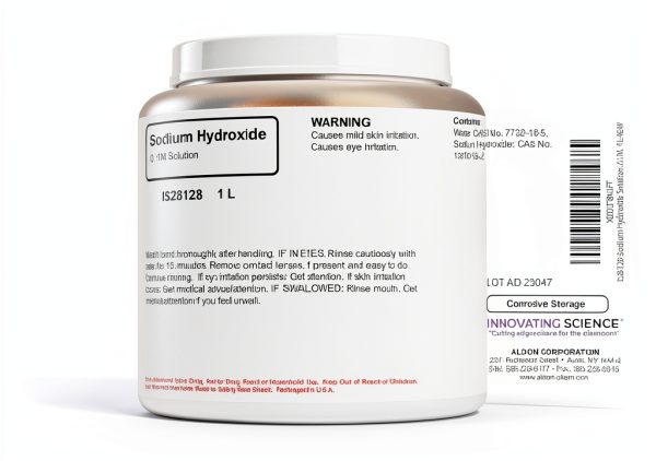 Sodium Hydroxide 1L Bottle Innovating Science IS28128 Lab Chemical-1