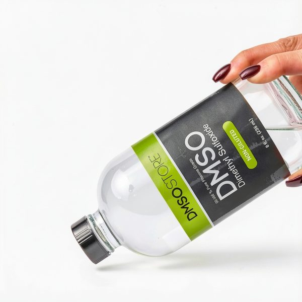 DMSO Store 99.995% Dimethyl Sulfoxide Lab Grade Solvent 6x4x4in Bottle-4