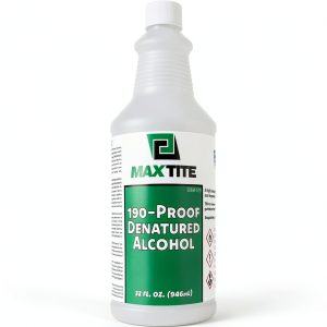 MAXTITE 190 Proof Pure Denatured Alcohol 32oz & 16oz Solvent Cleaner-0