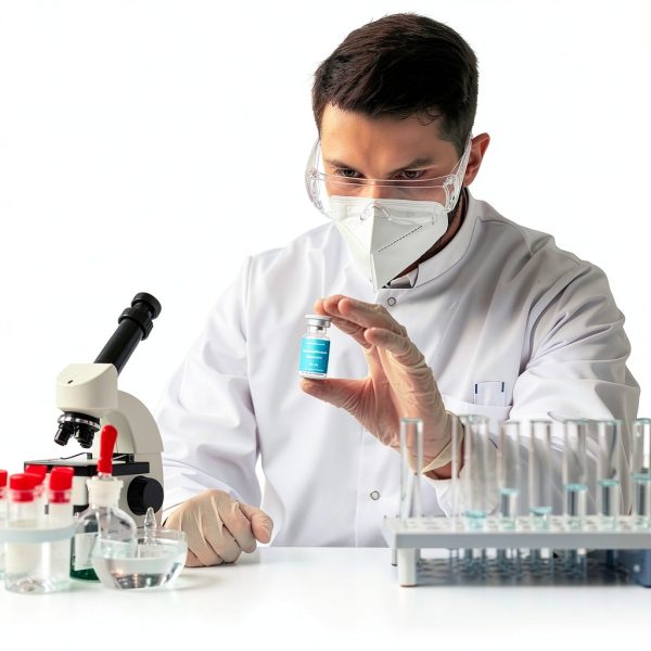 Ultra Pure Chemical Solvent RegenixResearch Transparent Glass Vial USA-2