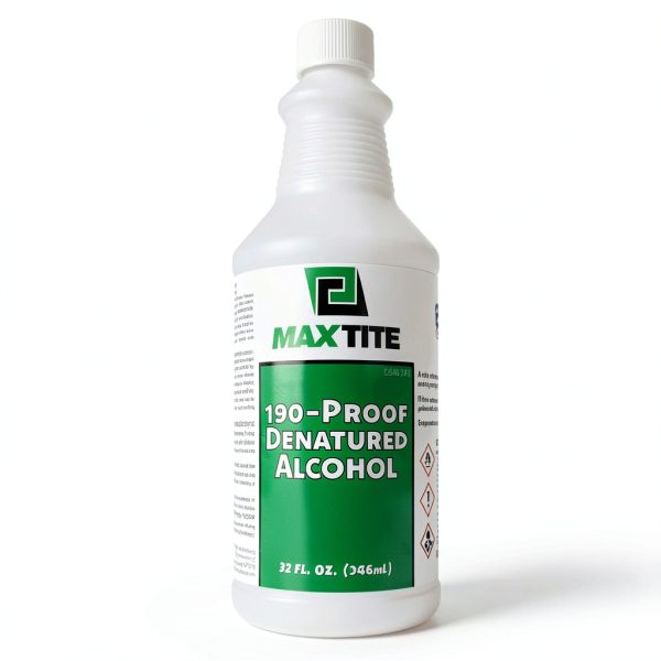 MAXTITE 190 Proof Pure Denatured Alcohol 32oz & 16oz Solvent Cleaner-2