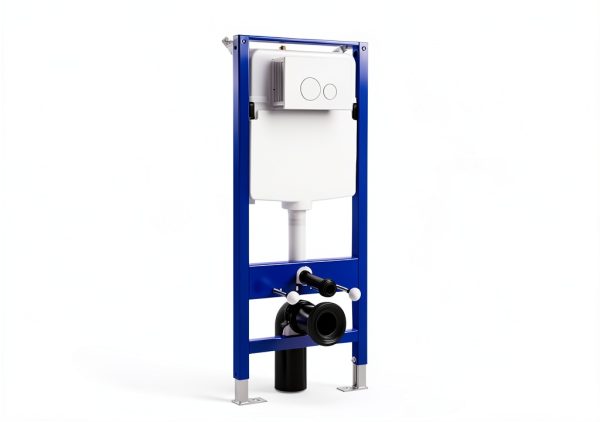 HOROW Concealed Toilet Tank Carrier Wall Mounted Dual Flush 1.1/1.6-2