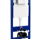 HOROW Concealed Toilet Tank Carrier Wall Mounted Dual Flush 1.1/1.6-0