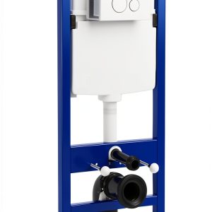 HOROW Concealed Toilet Tank Carrier Wall Mounted Dual Flush 1.1/1.6-0