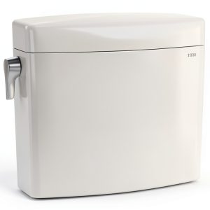 TOTO® Aquia IV® Cube Dual Flush 1.28 and 0.9 GPF Toilet Tank Only with WASHLET®+ Auto Flush Compatibility, Cotton White - ST436EMNA#01-0