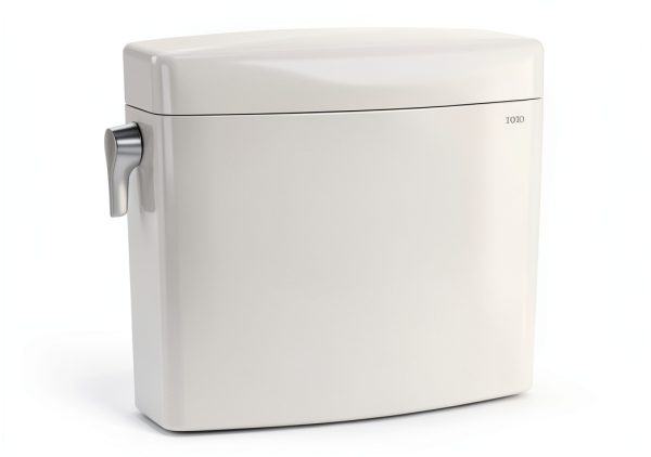 TOTO® Aquia IV® Cube Dual Flush 1.28 and 0.9 GPF Toilet Tank Only with WASHLET®+ Auto Flush Compatibility, Cotton White - ST436EMNA#01-0