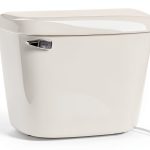 Mansfield Alto Toilet Tank White 1.6 GPF Floor Mounted Vitreous China-0