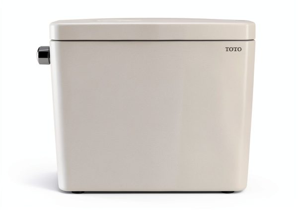 TOTO Drake 1.6 GPF Toilet Tank Cotton White Modern Square Design-3