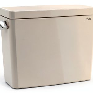 TOTO Drake 1.6 GPF Toilet Tank Cotton White Modern Square Design-0