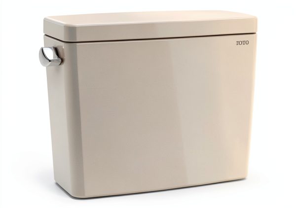 TOTO Drake 1.6 GPF Toilet Tank Cotton White Modern Square Design-0